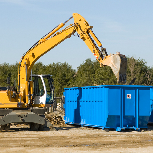 are there any restrictions on where a residential dumpster can be placed in Munday